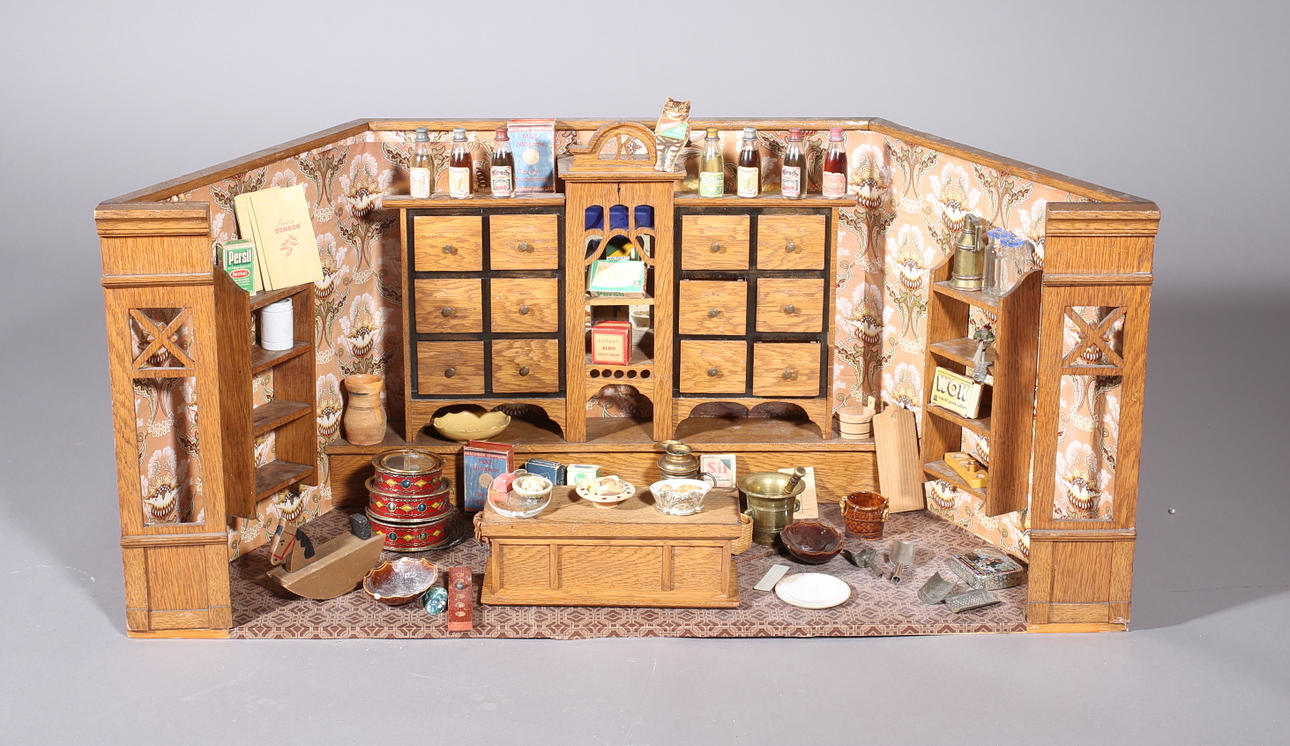 PUPPENHAUS, Deutsch, 1900.