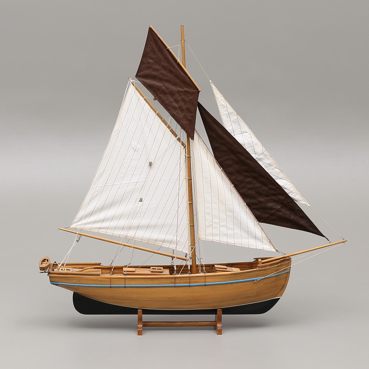 Maqueta de barco, balandra danesa "Regina", 1900.