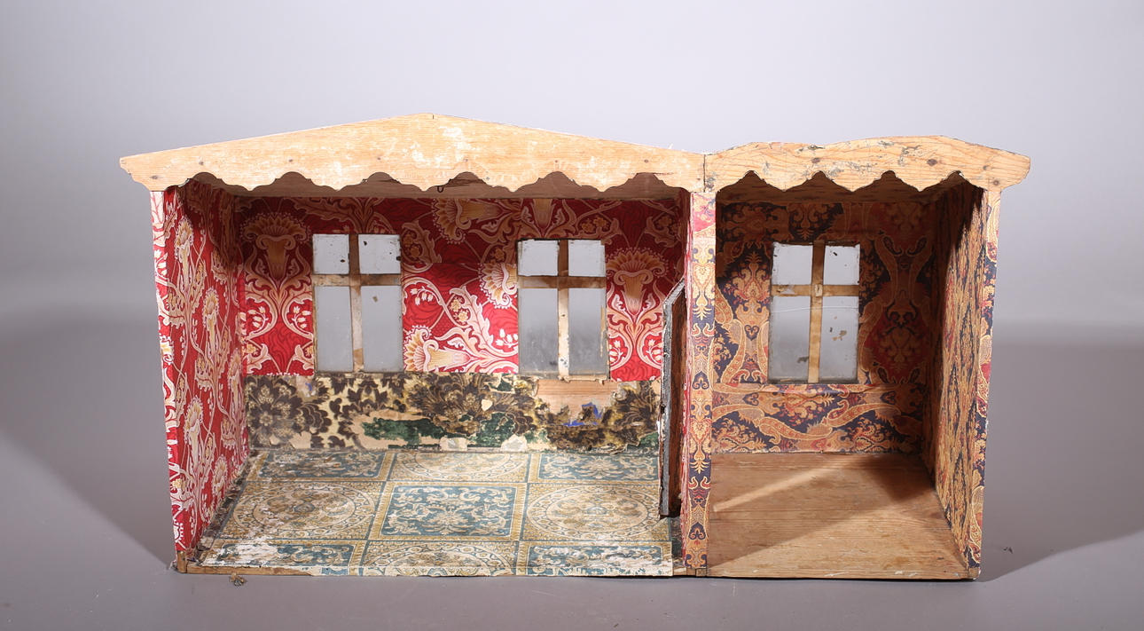 PUPPENHAUS, Deutsch um 1870.