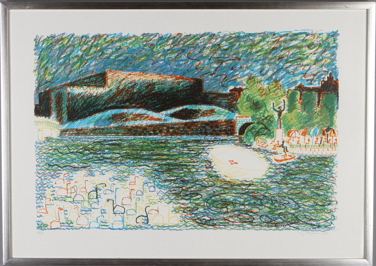 STIG CLAESSON (SLAS). Kungliga slottet, signerad och numrerad 49/60.