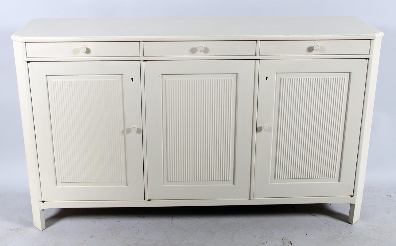 SIDEBORD, Talavid, design Carl Malmsten, vitlackerat.