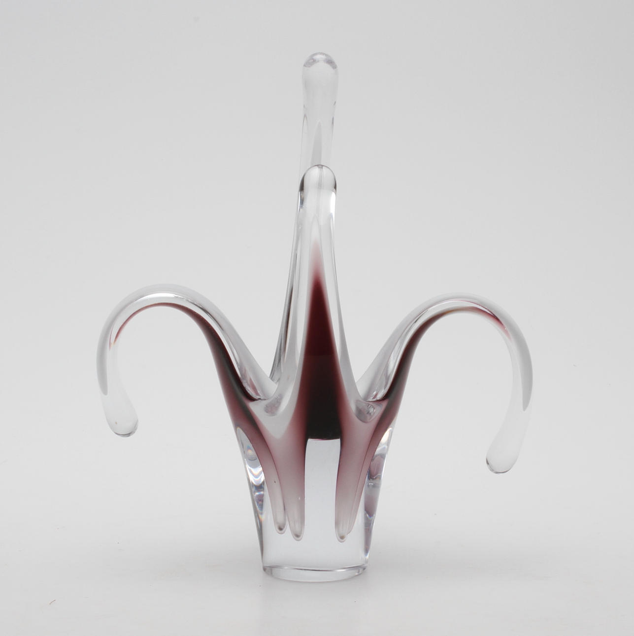 VAS, glas, Coquille, Paul Kedelv, Flygsfors, 1950-tal.