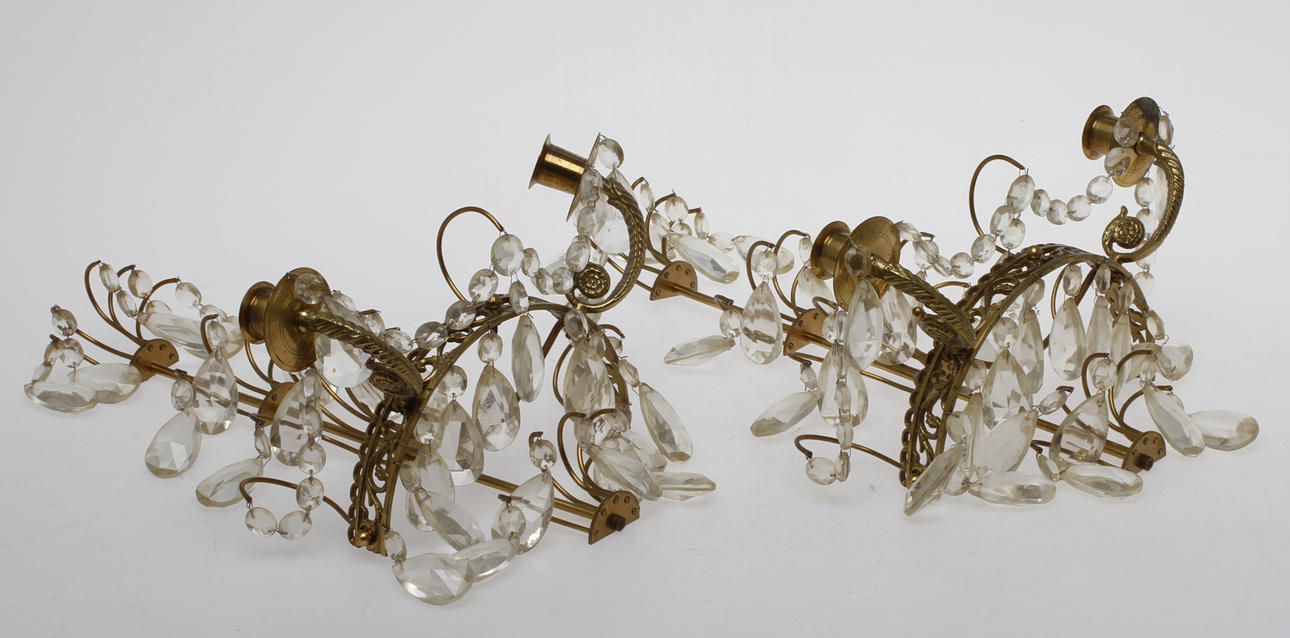 VÄGGLYSTRAR, 1 par, 1900-tal.