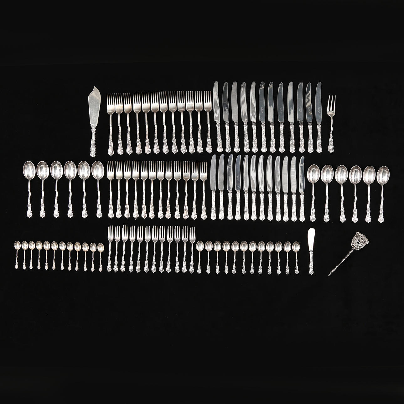 BESTECK-SET, Neusilber, 100-teilig, "Amsterdam" Nils-Johan.