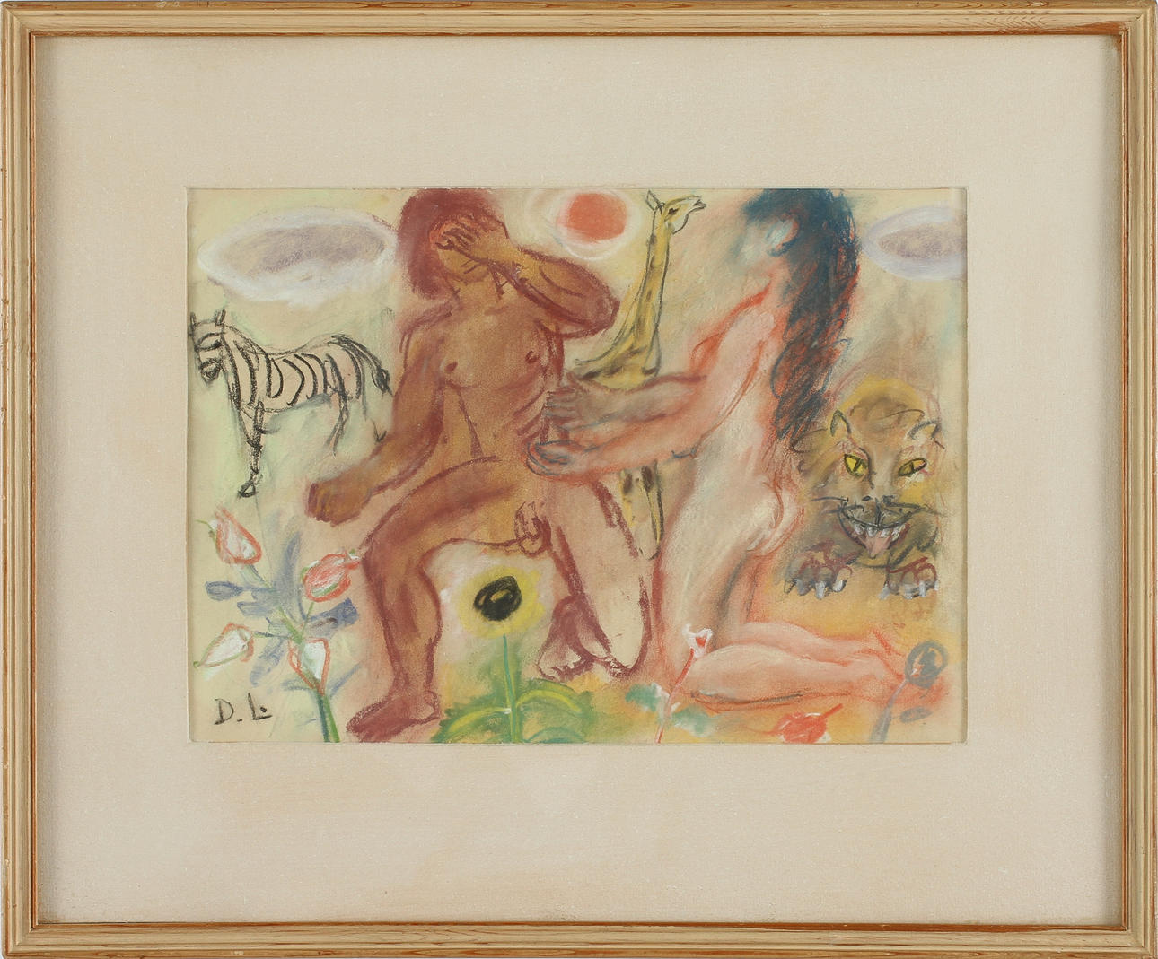 DAVID LARSSON. Blandteknik, signerad.