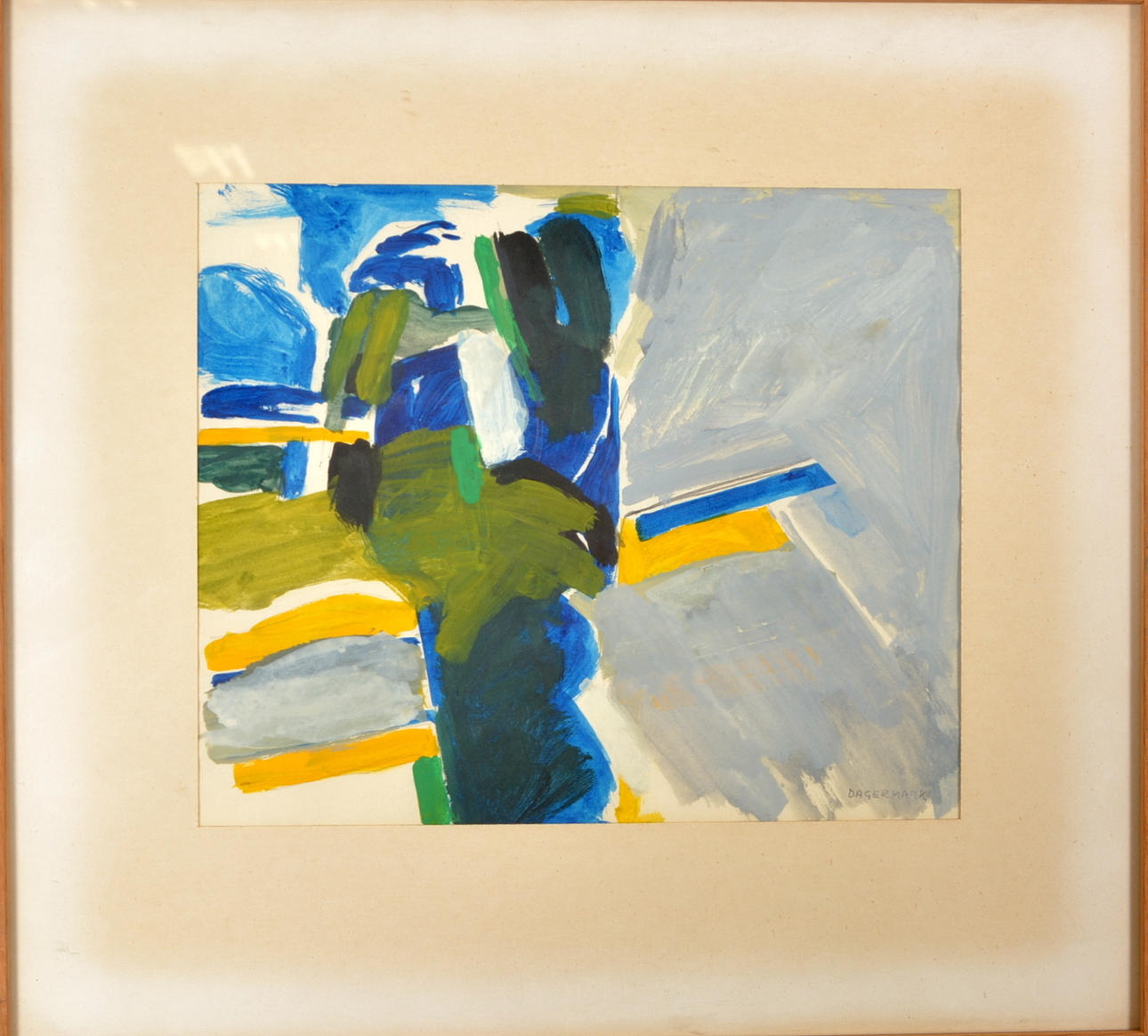 GÖSTA DAGERMARK. Watercolor.