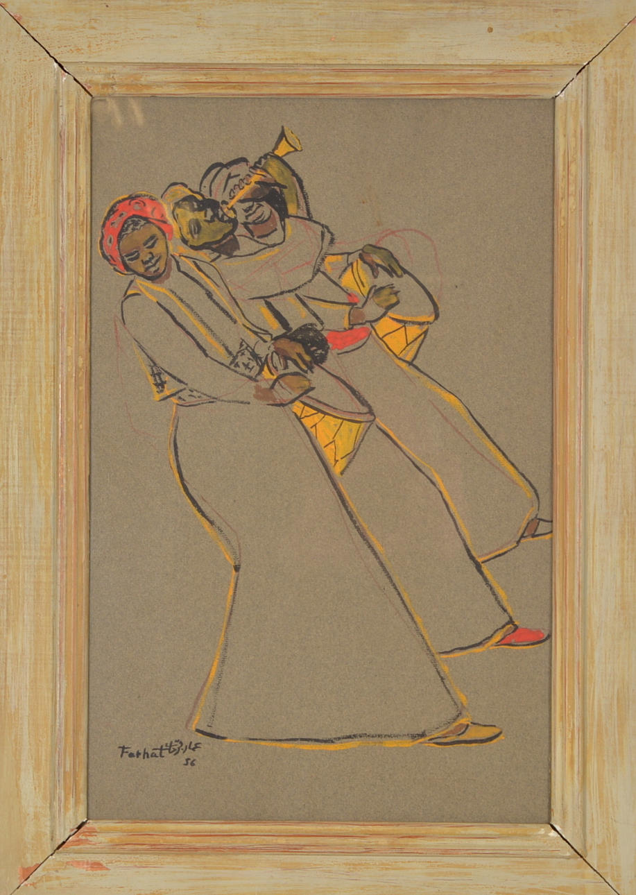 AMMAR FARHAT. Pastell.