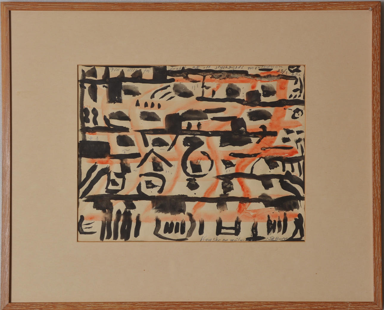 GEORG SUTTNER. Akvarell.