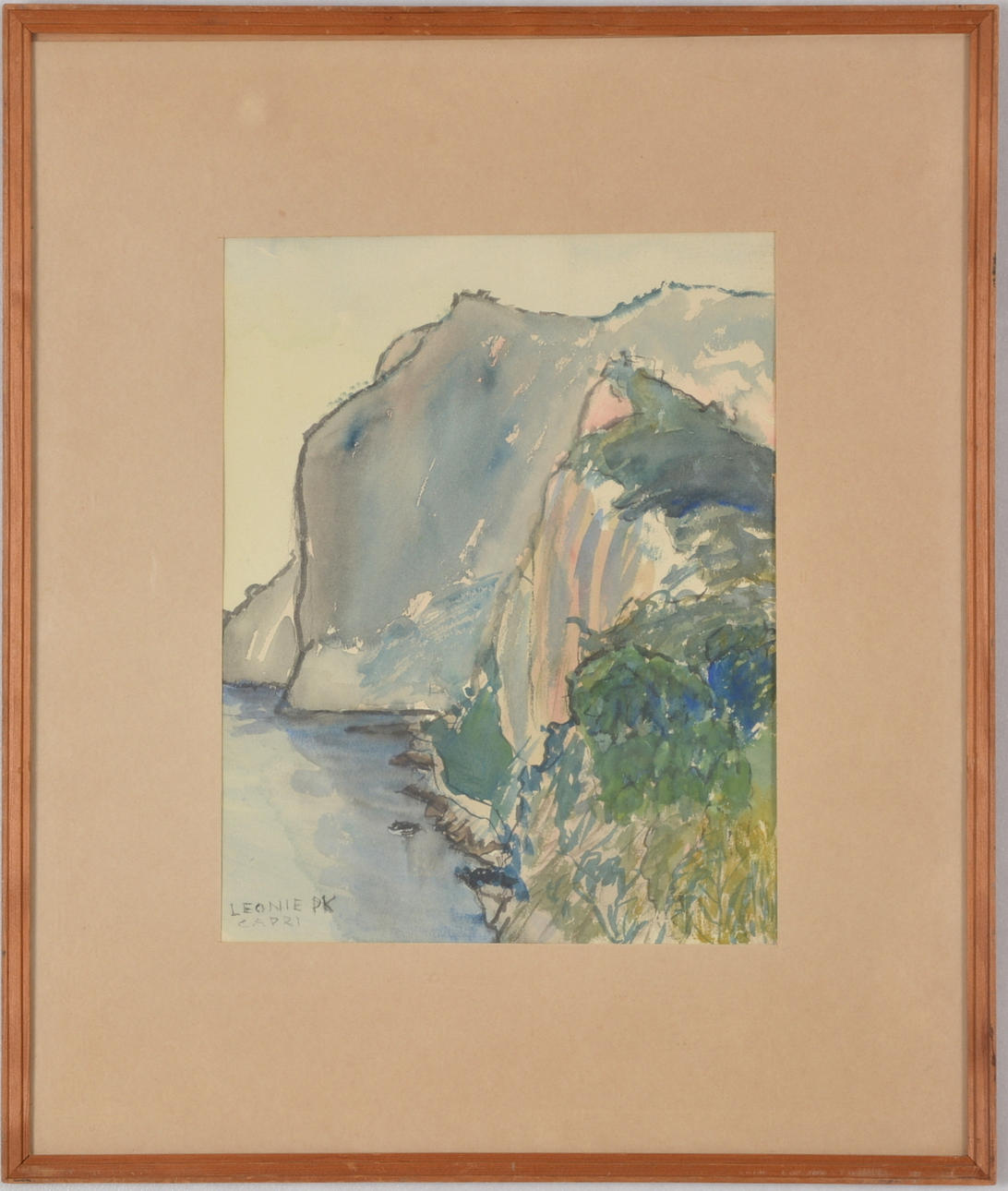 LEONIE KARLSSON-PILEWSKI. Vesiväri.