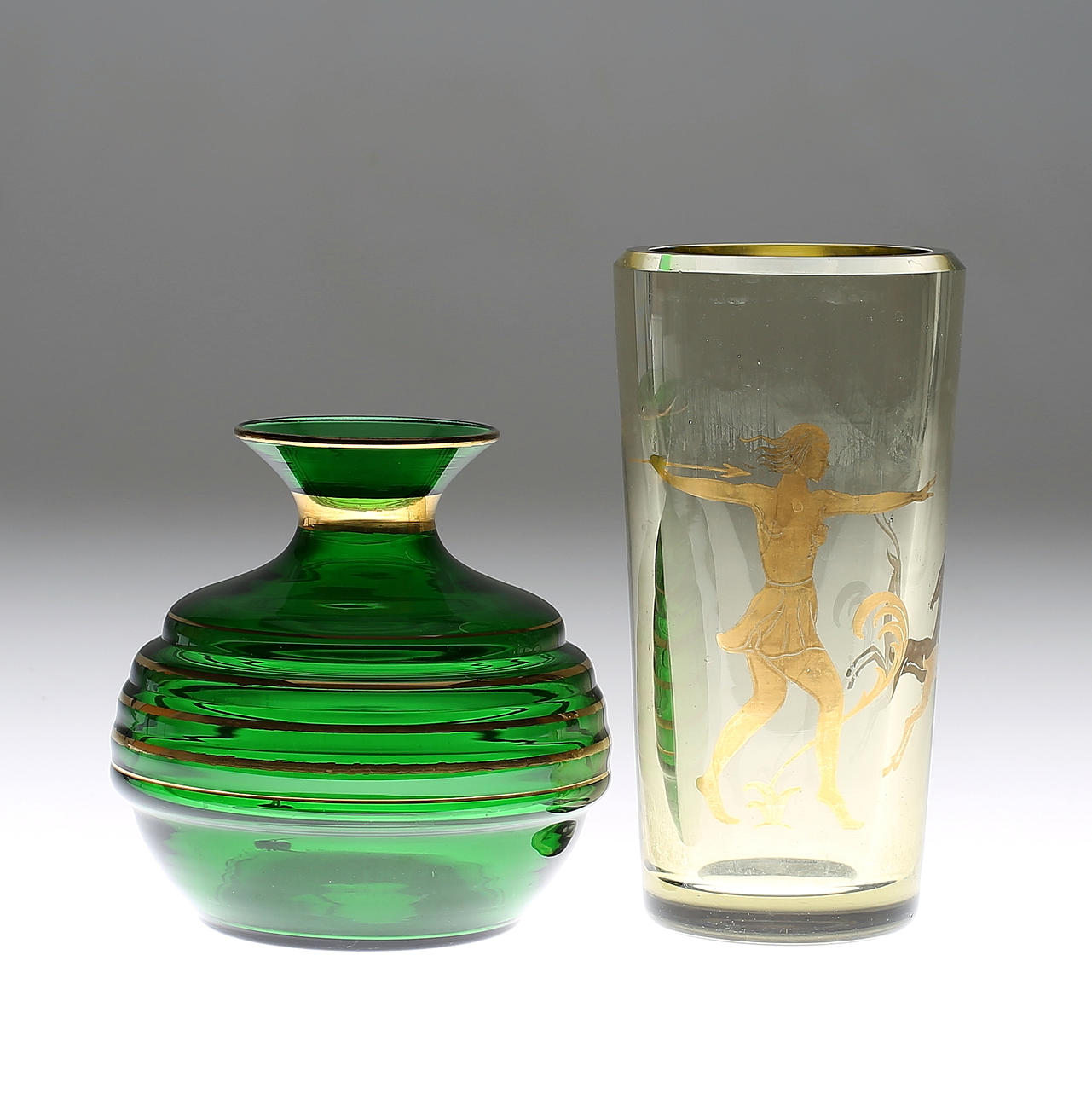 VASER, 2 st, art deco, 1920-/30-tal.