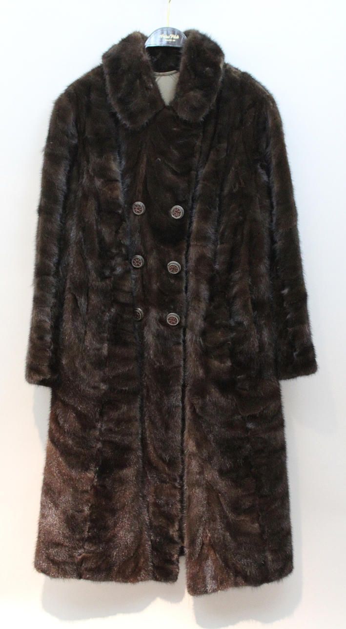 PÄLS i minkbit, 1960-tal.