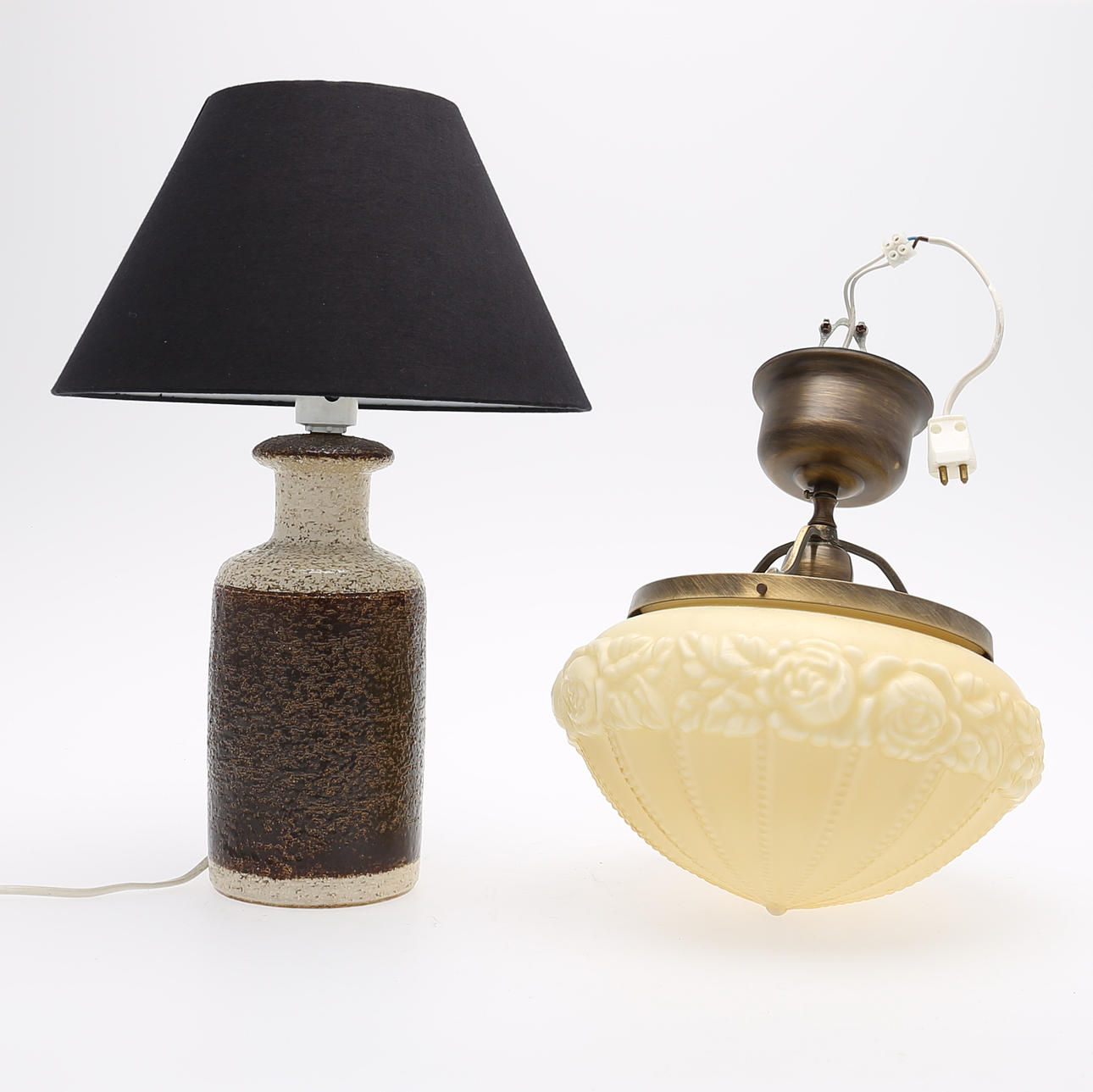 TABLE LAMP Söholm Denmark, AND CEILING LAMP 1900/2000s.