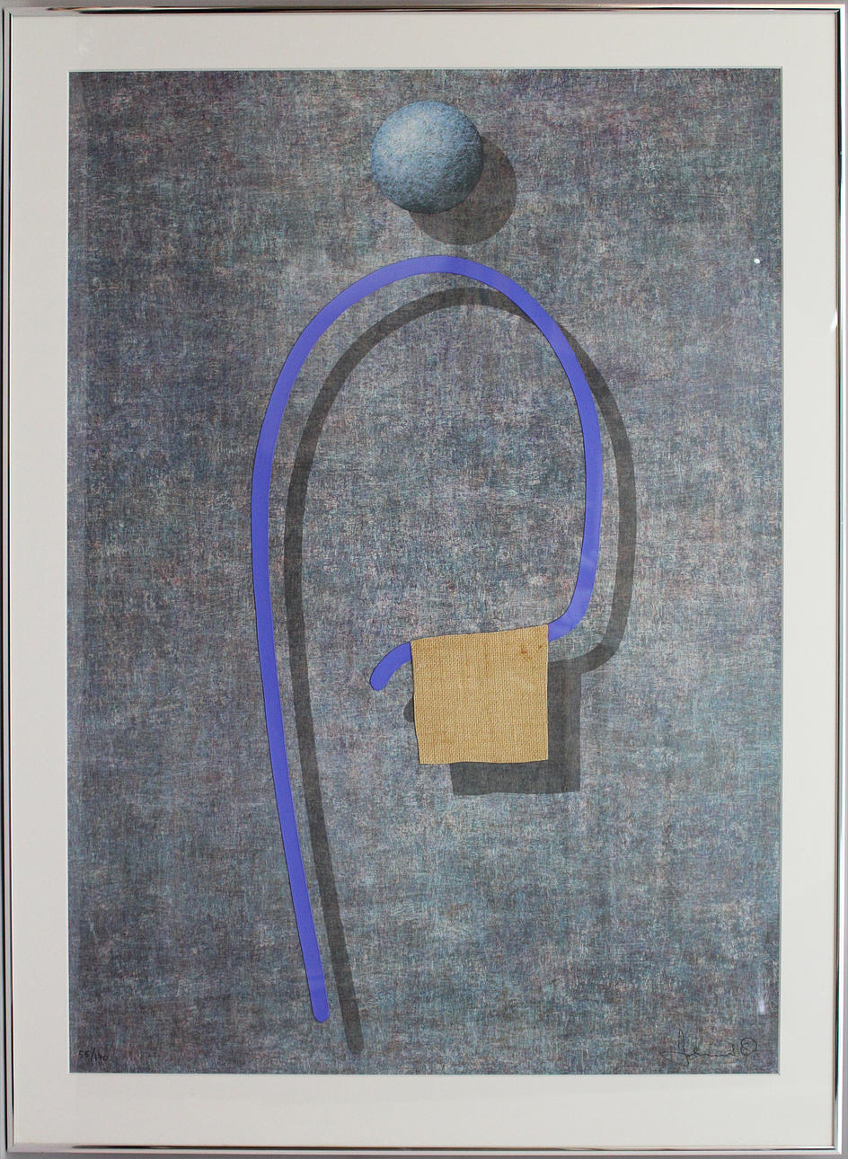 JOHANNES OLSSON. "Waiter". Färgserigrafi. Signerad. 55/170.