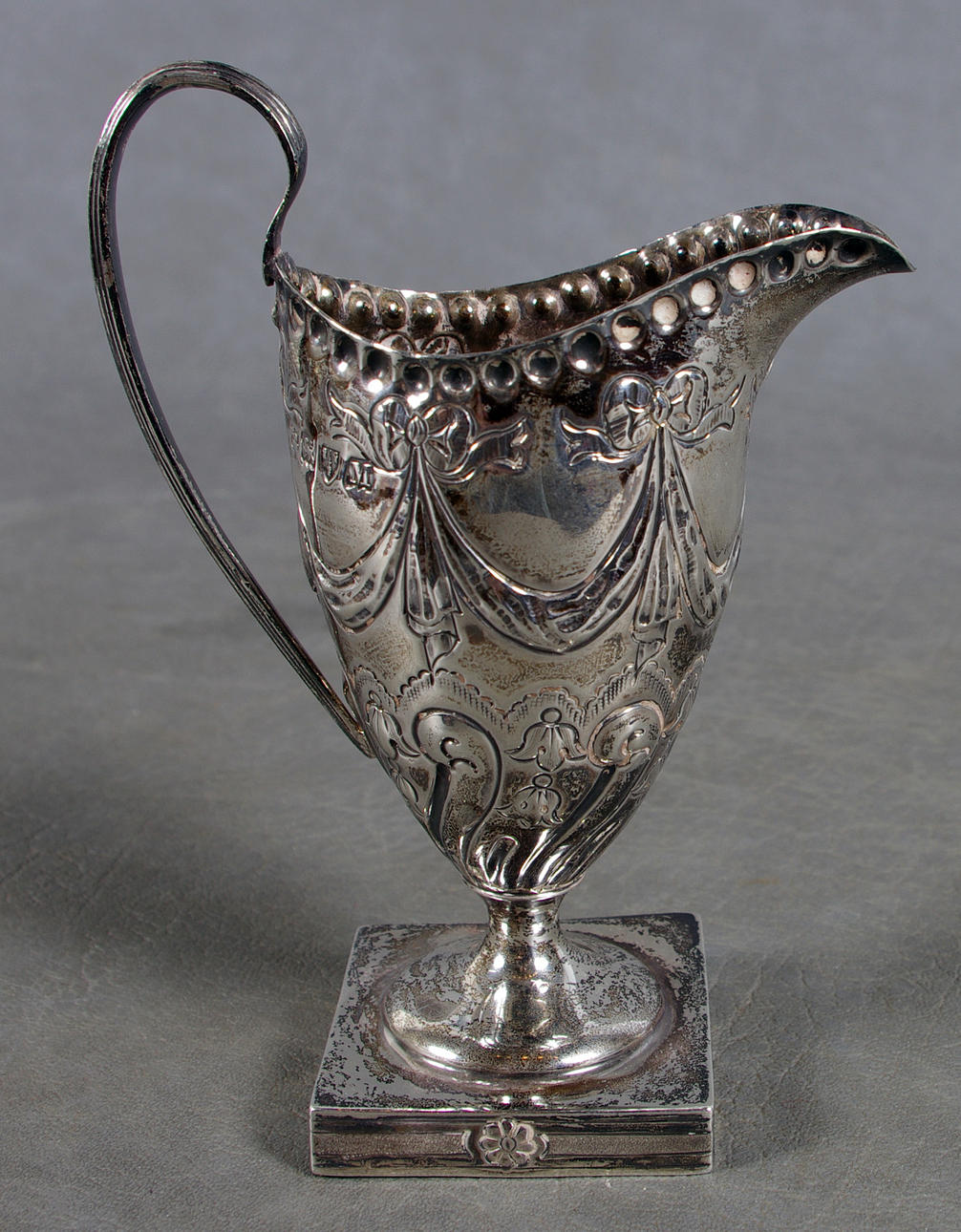 GRÄDDKANNA, silver, England.