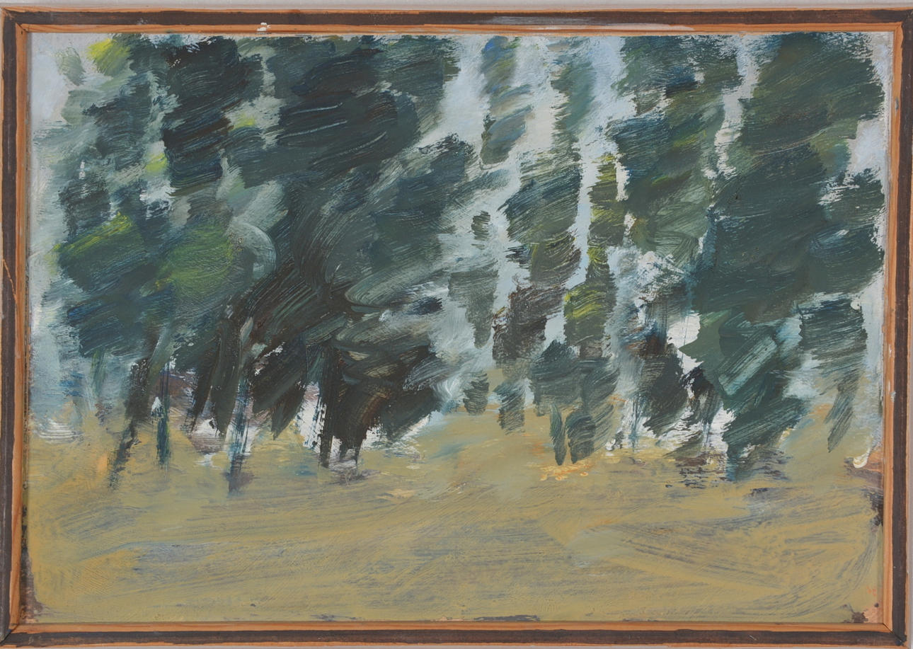 RAGNAR ANDERSSON. Olja på papp.