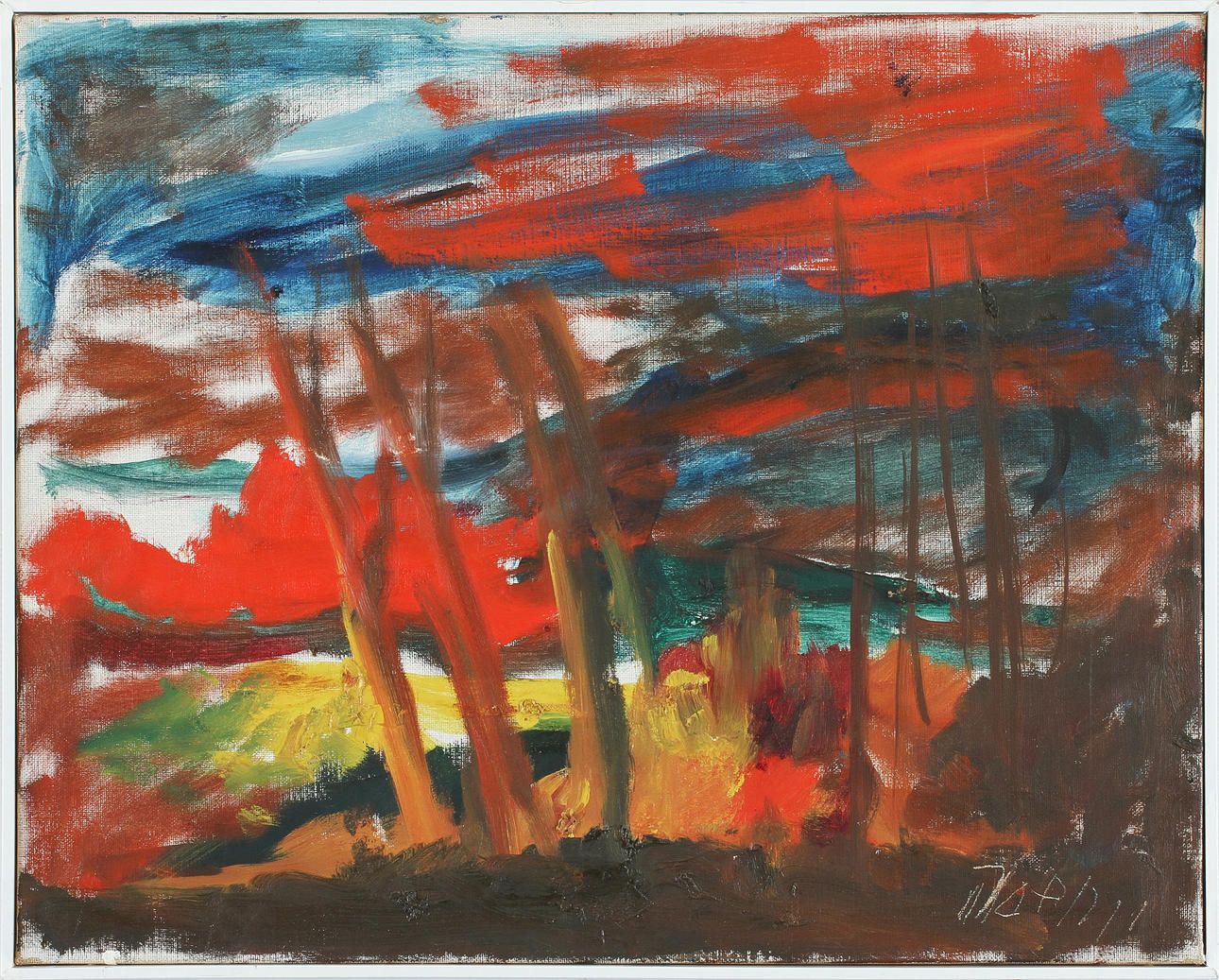 IVAN JOERN. olja på duk, sign.