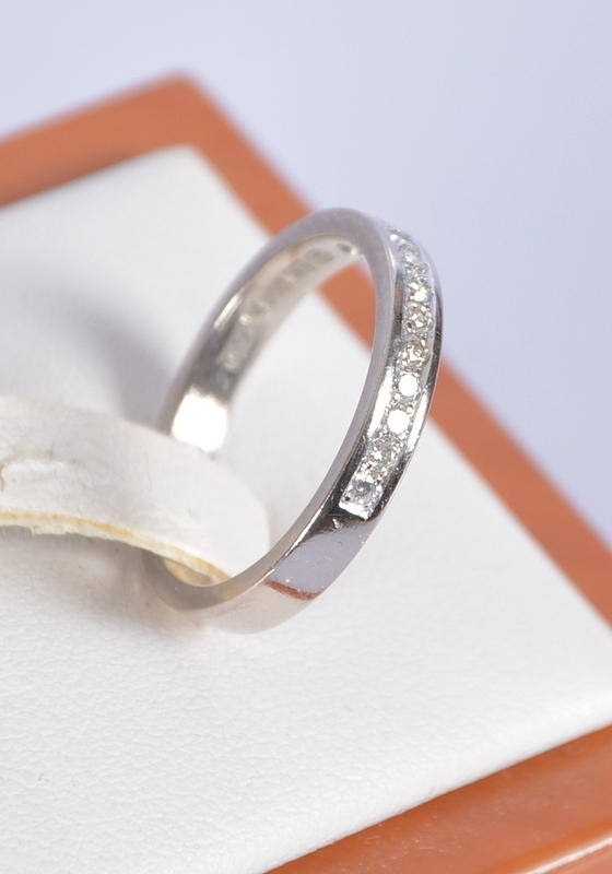 DIAMANTRING, vitguld, 18K.
