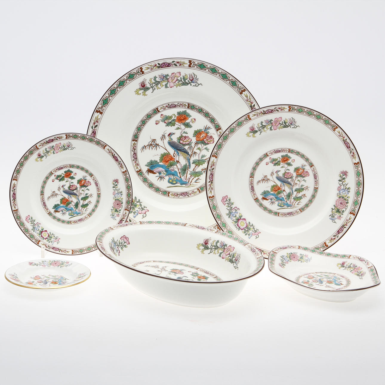 SERVIS, 32 delar, Wegdwood, Kutani Crane.