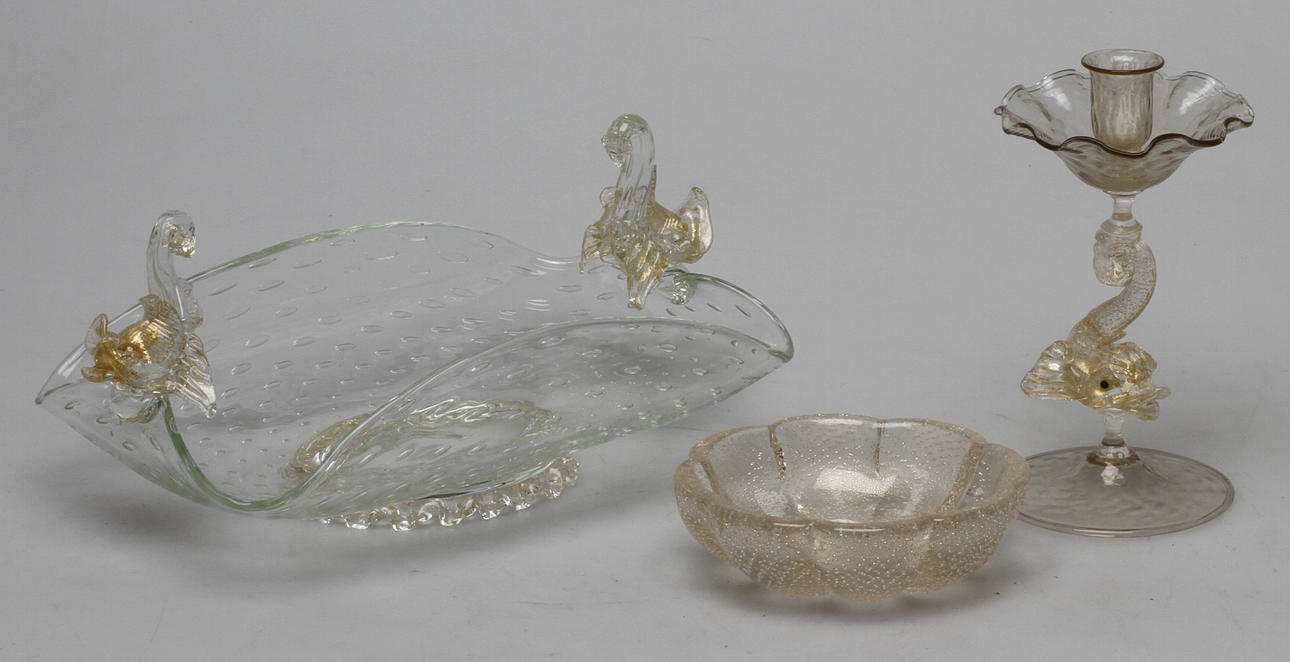 PARTI GLAS, 3 delar, trol. Italien, 1900-tal.