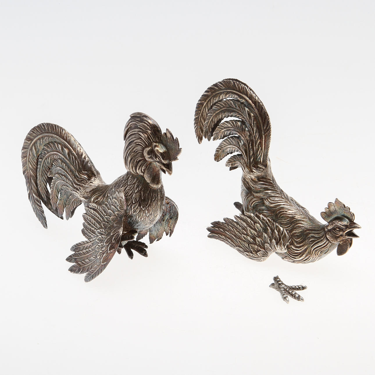 TUPPAR, 2 st, silver, ca 300 gram.