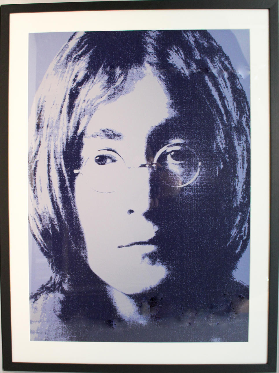 TOM MOORE. John Lennon. Silkscreentryck. Signerad och numrerad 12/490.