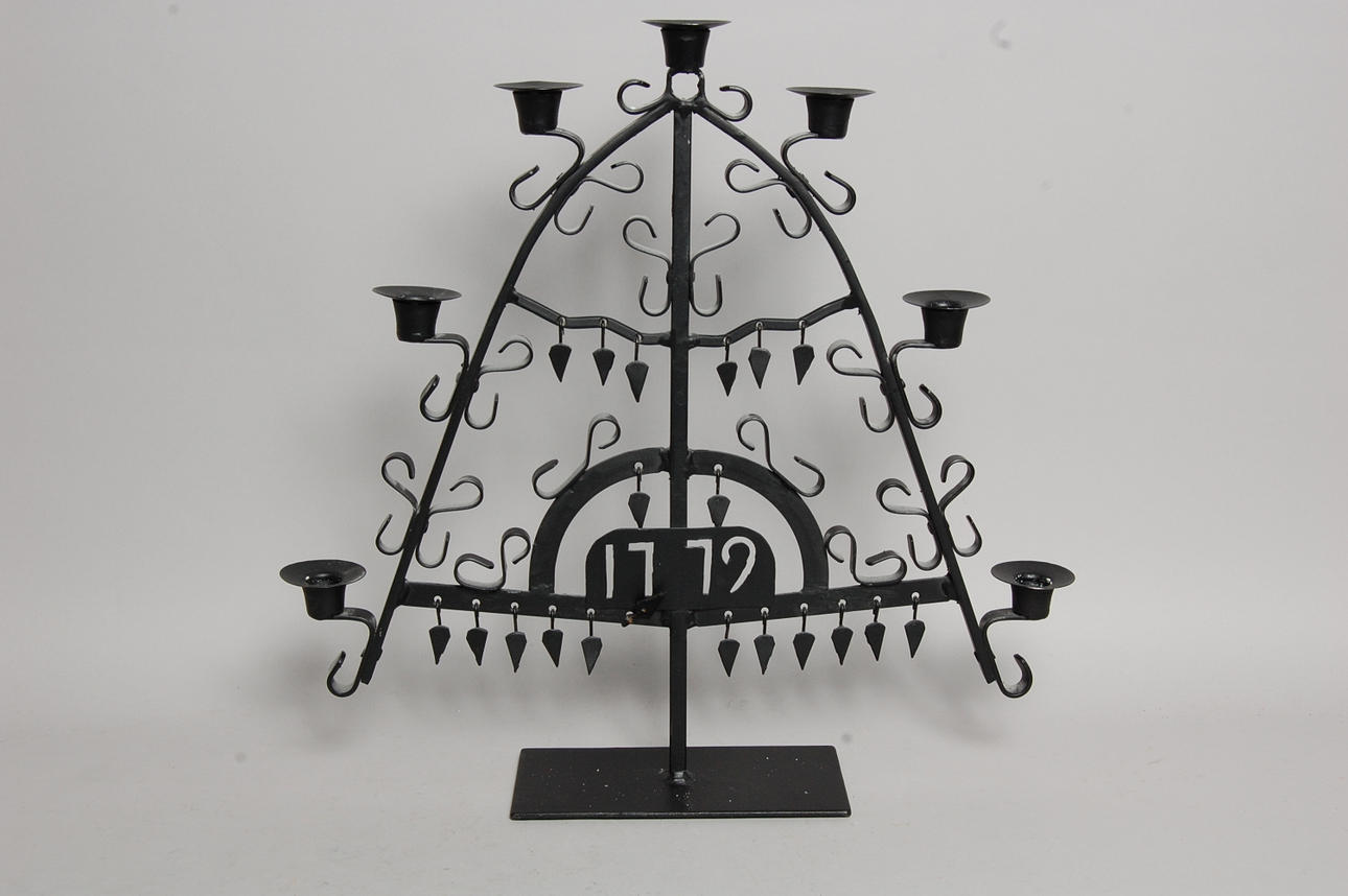 LJUSSTAKE, smide, " Sjösåsstake " replika, från 1779.