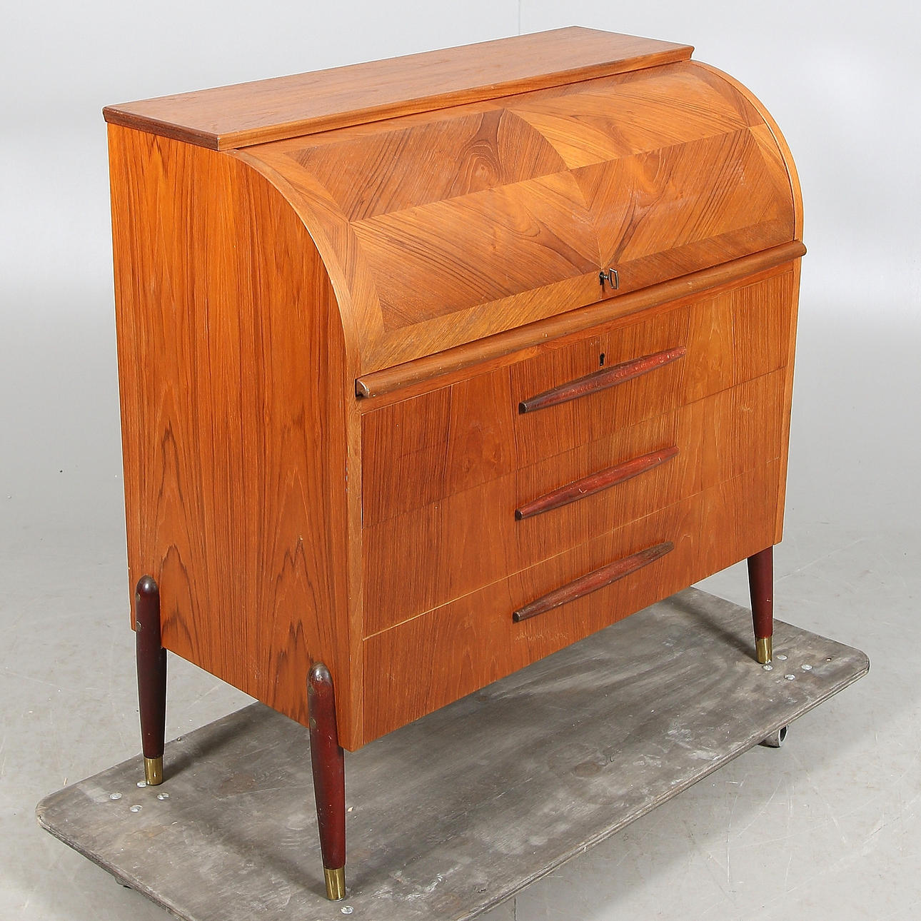 ROLLER FAP SECRETARY, teak, 50s.