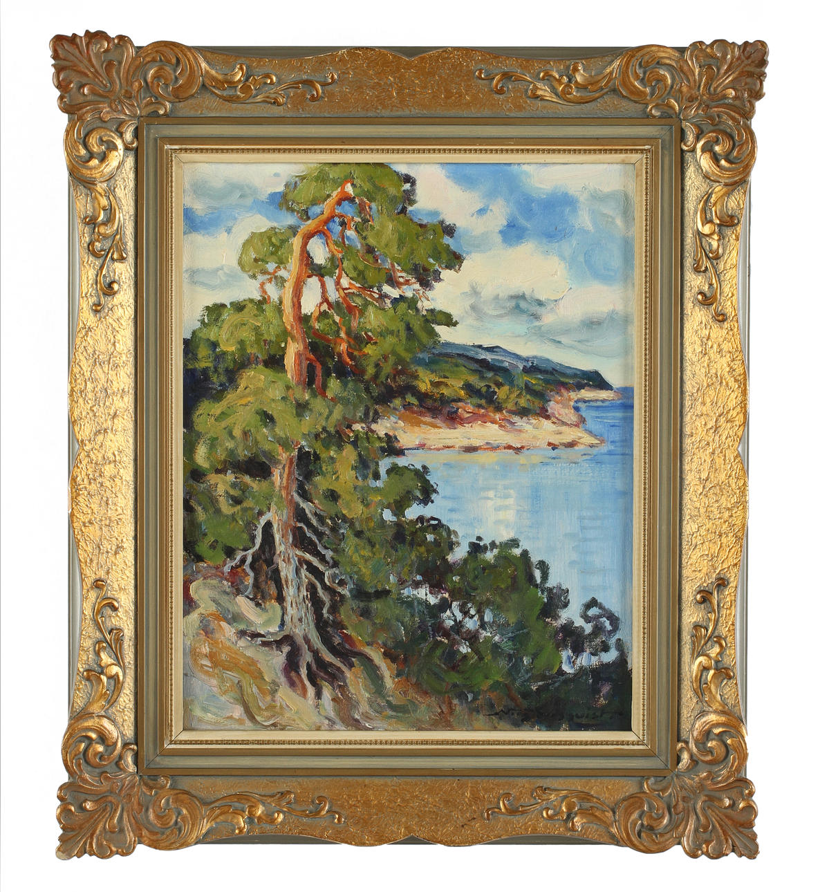 NILS ENGQVIST. Olja på duk, signerad.