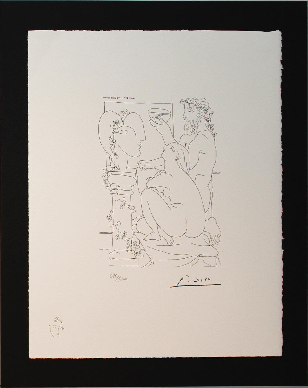 PABLO PICASSO. EFTER. Vollard Suite. Litografi. Signerad Picasso i trycket. 691/1200.