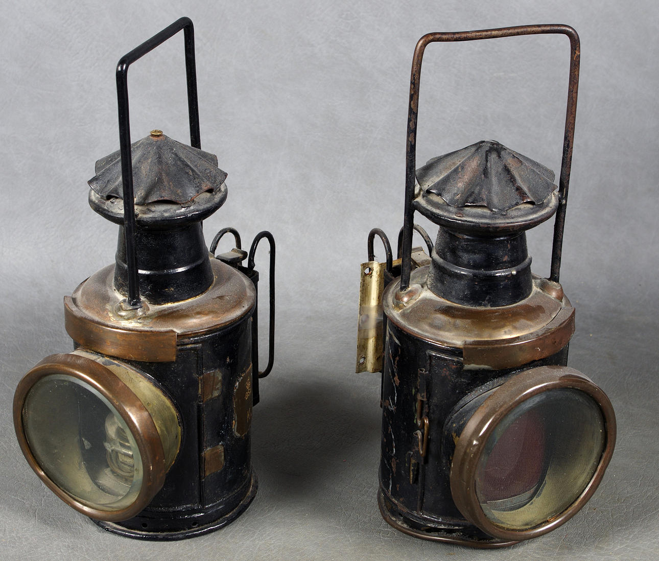 WAGON LAMPERE, 1 par, DSB, 1800-tallet.