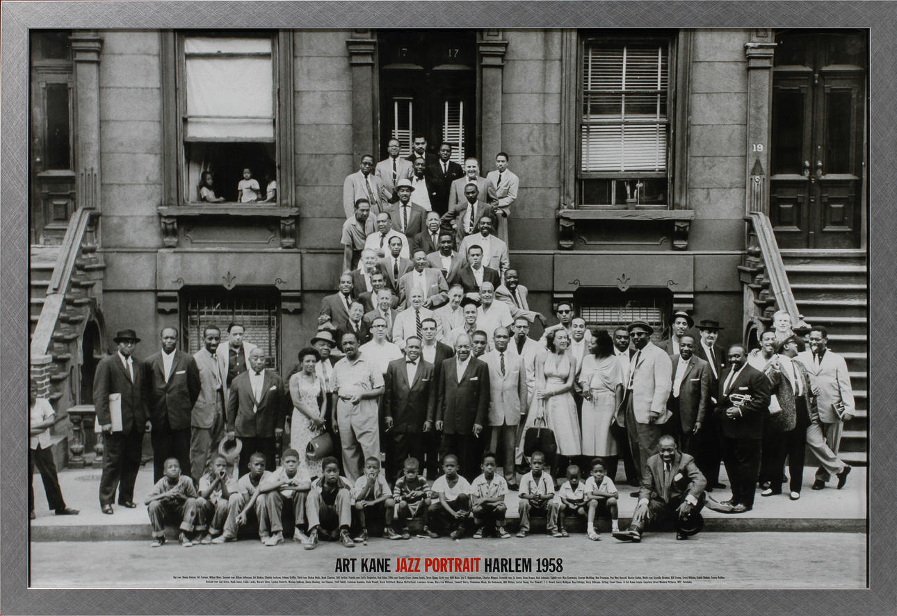 POSTER, "Art Kane Jazz Portrait Harlem 1958".