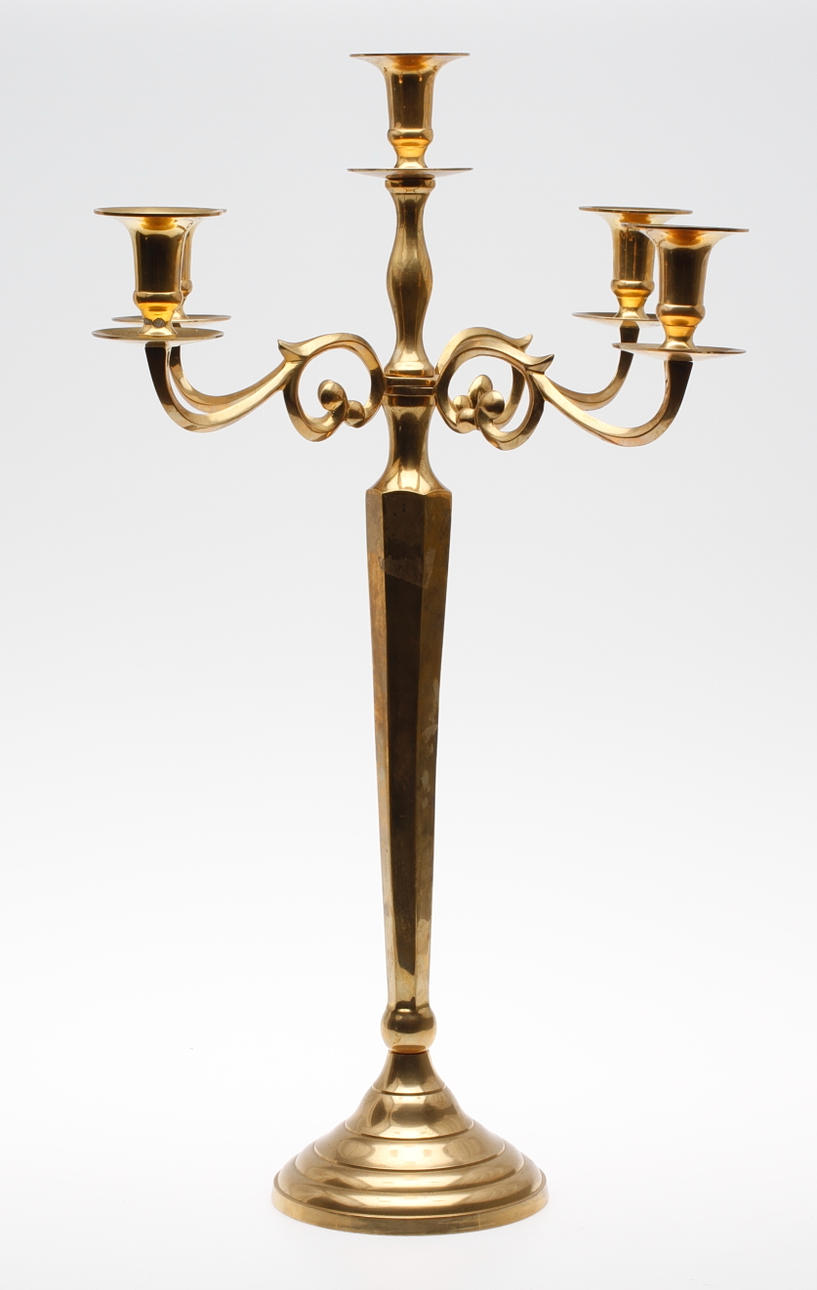 KANDELABER, mässing.