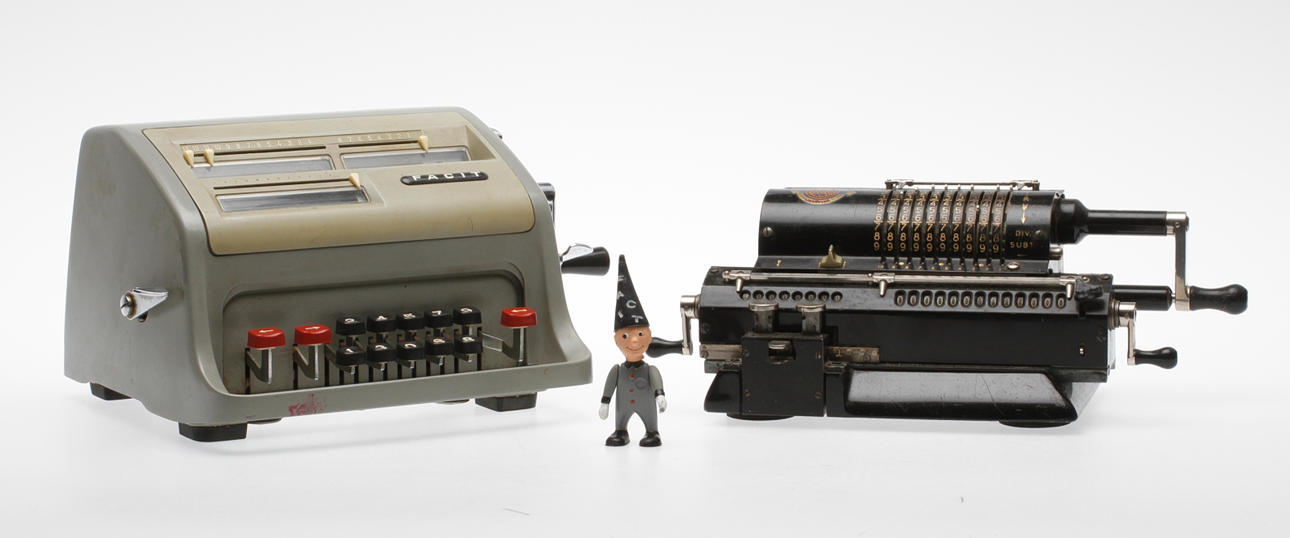 RÄKNESNURROR, 2 st, Odhner samt Facit, + Facitgubbe.