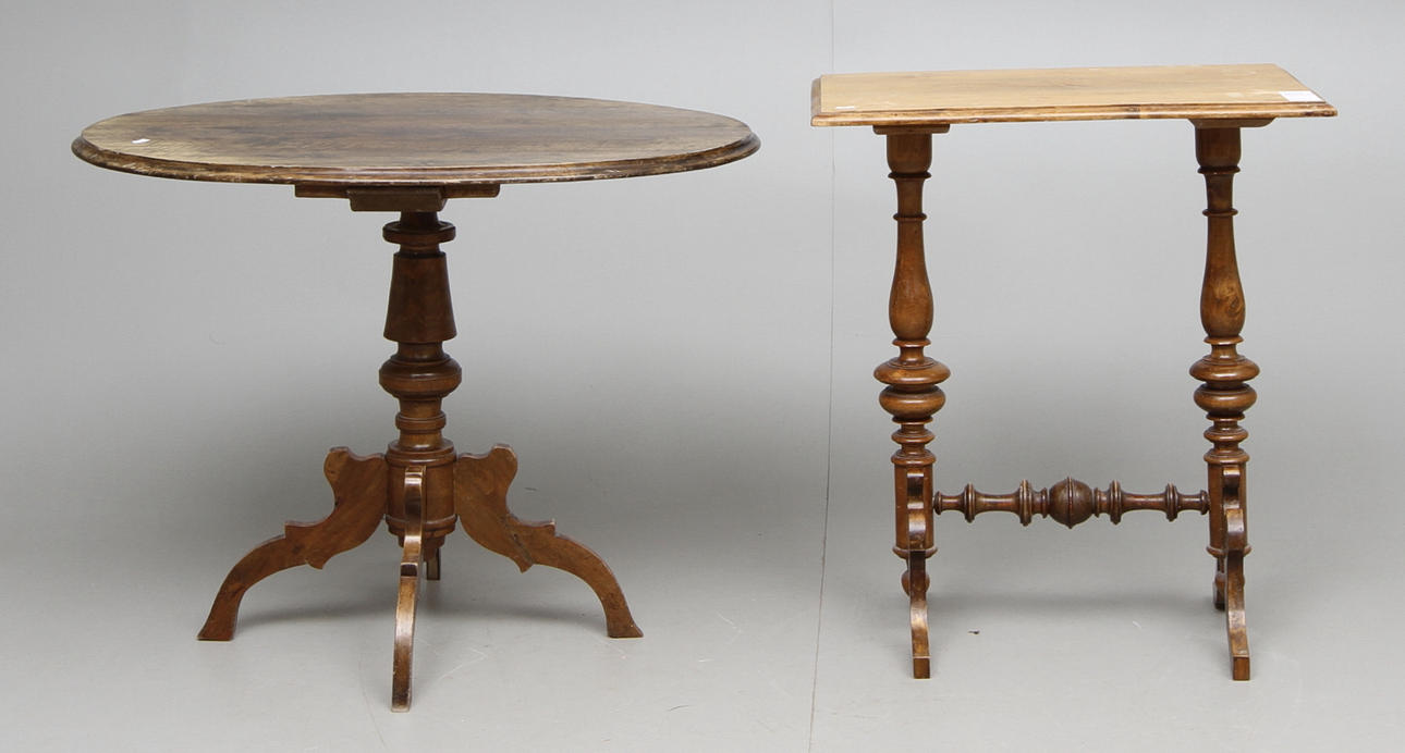 BORD, 2 st. 1800-talets senare hälft.