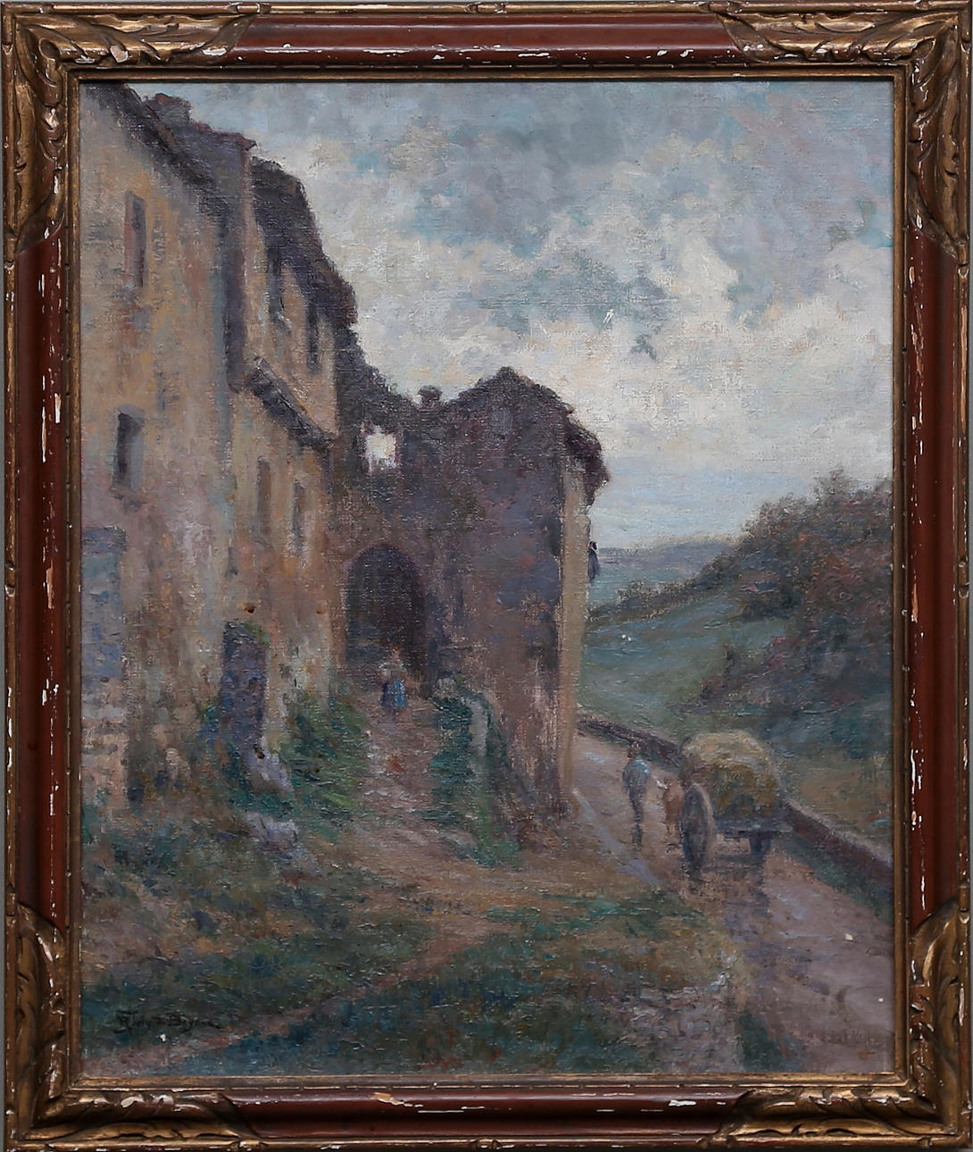 RENÉ JOLY DE BEYNAC. Oil on canvas, signed.