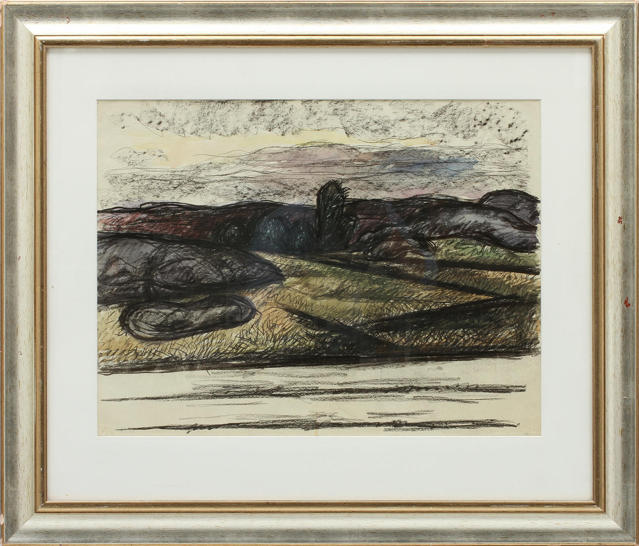 TOR BJURSTRÖM (1888-1966). Blandteknik.