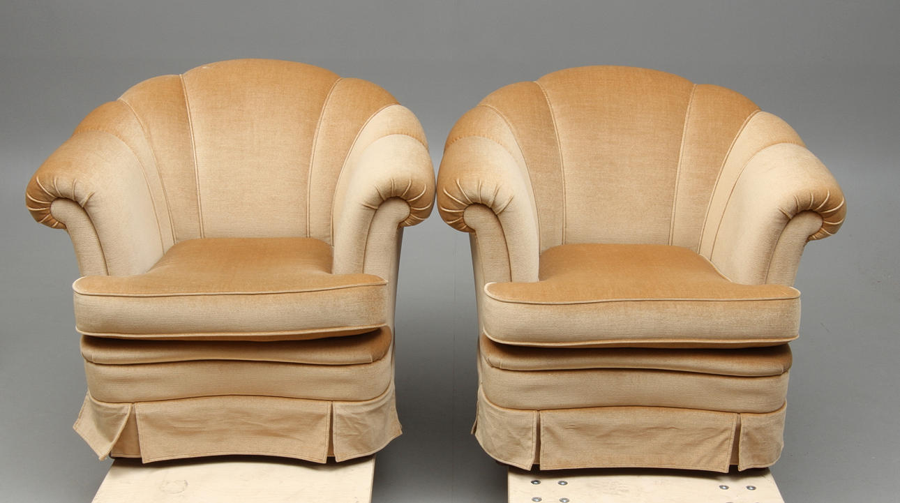 FÅTÖLJER, 1 par, Bröderna Andersson.