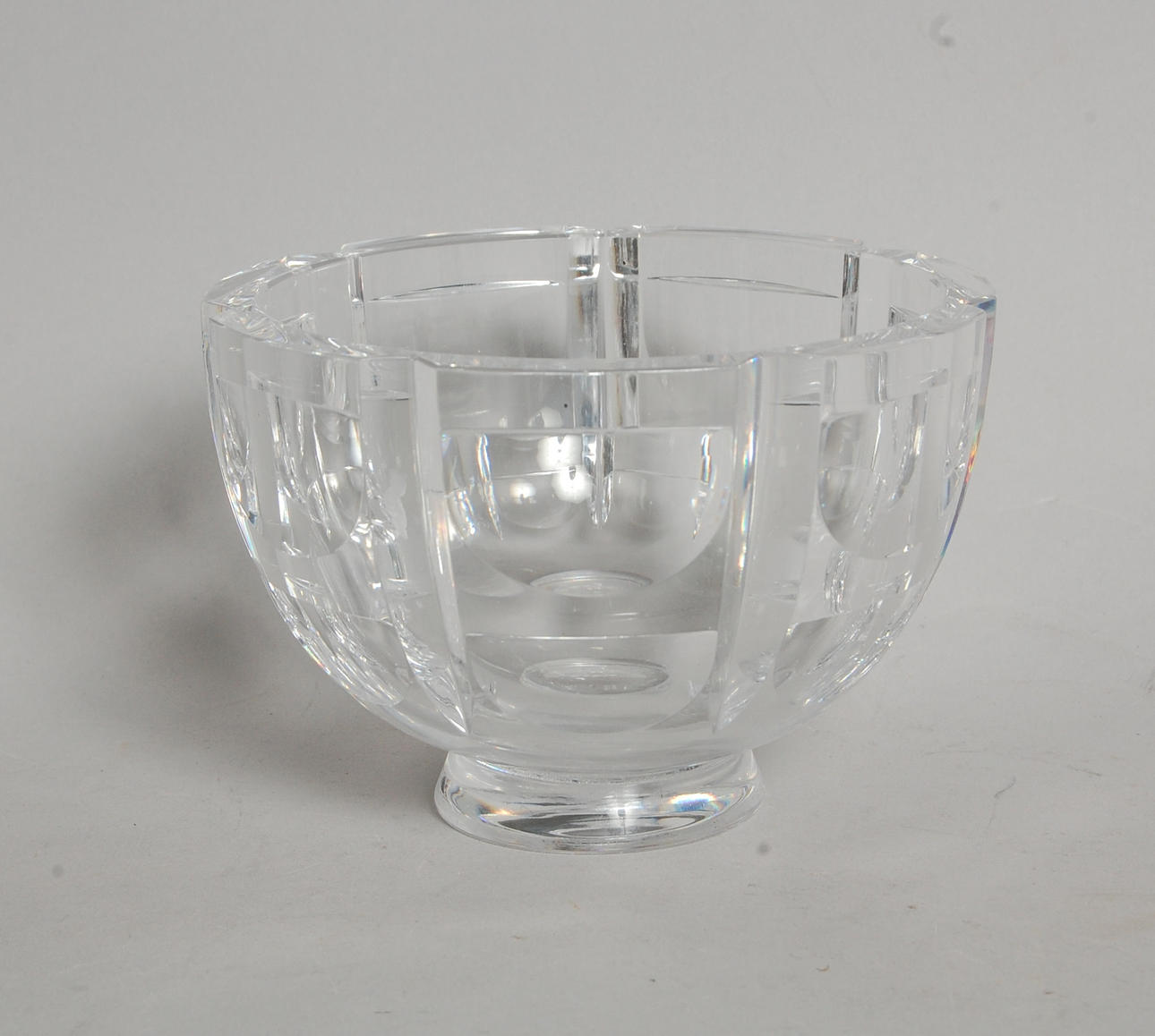 SKÅL, Simon Gate, " Tusen fönster " Orrefors, signerad G 395/111.