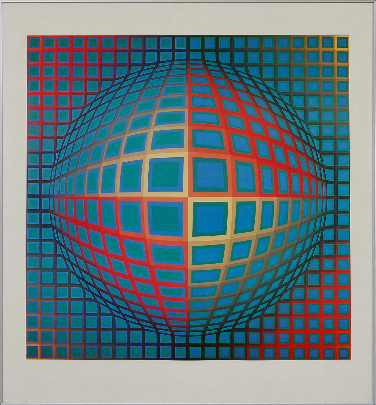 VICTOR VASARELY. efter, komposition.
