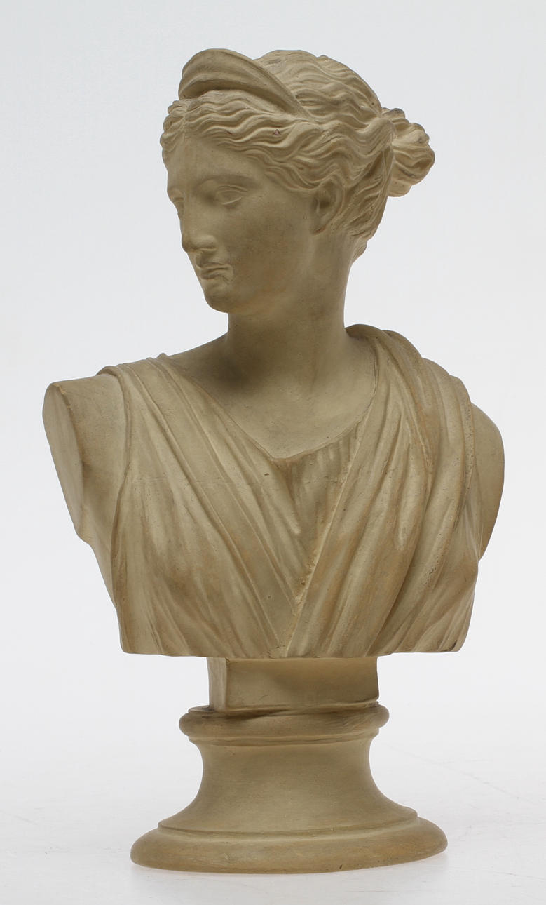 FIGURIN, keramik, "Diana", Upsala Ekeby, sekelskiftet 1900.