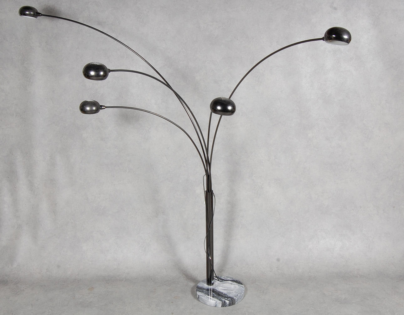 GOLVLAMPA, på marmorfot, märkt, Lyktan.