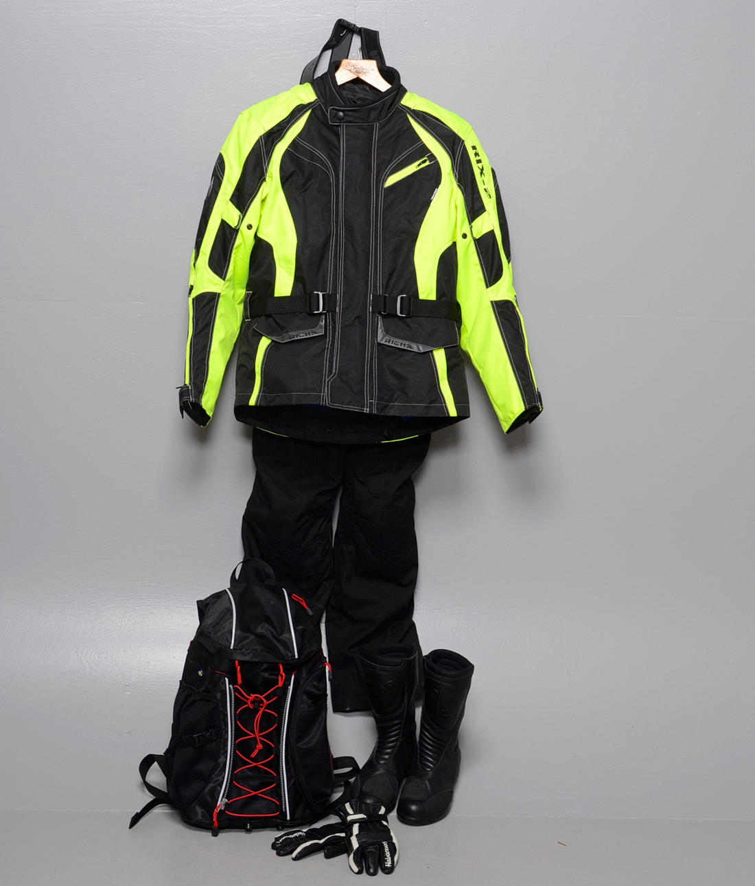 MC-kläder, säkerhetskläder.