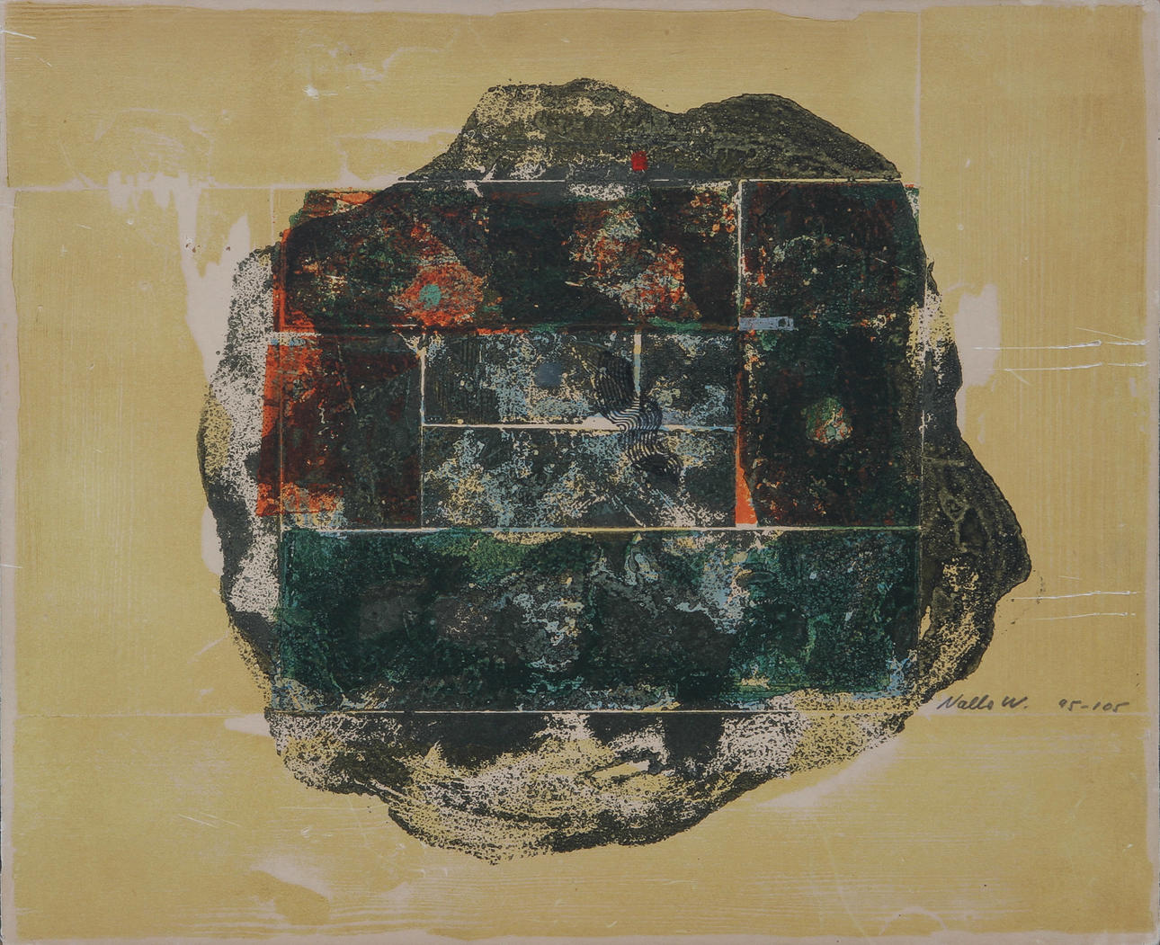 NALLE WERNER. Composition, signed and numbered 95/105.