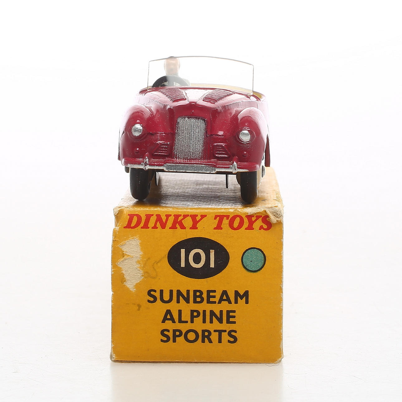 Dinky Toys AU490 – Sunbeam Alpine Cabriolet Rouge – Échelle 1:43 – Réf. 101 – Occasion