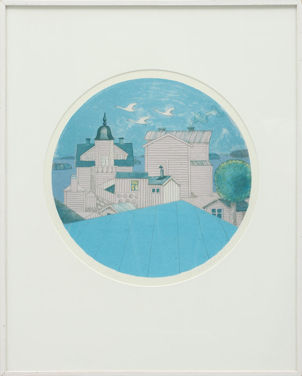 GÖRAN FOLCKER. Litografi. Signerad och numrerad 183/280.