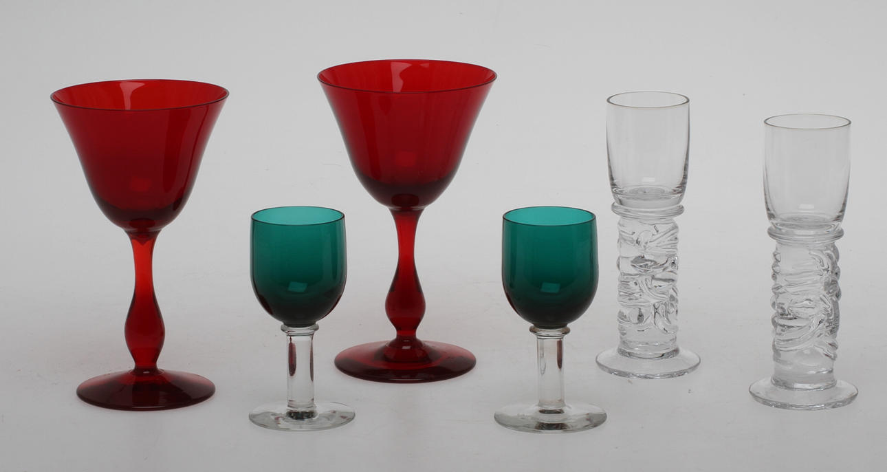 PARTI GLASSERVISDELAR, 26 del, bla Reijmyre.