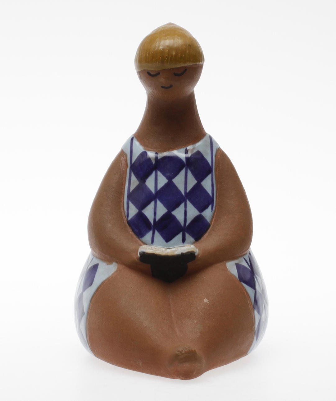 FIGURIN, stengods, "Amalia", Lisa Larson, signerad, Gustavsberg.