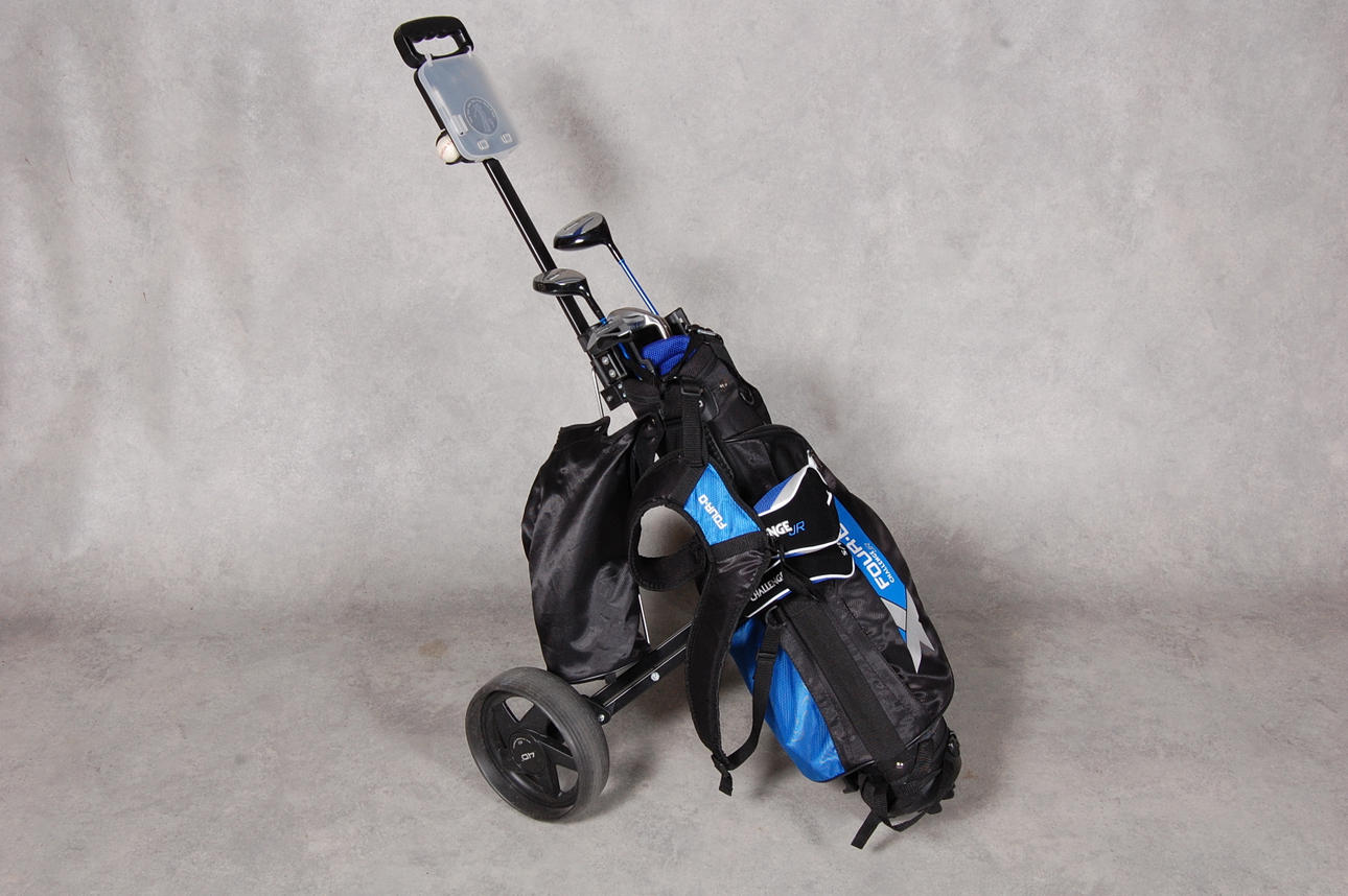 GOLFUTRUSTNING, Ungdomsset ,med vagn.