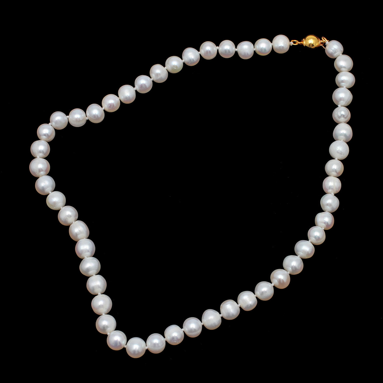 PÄRLCOLLIER, Akoya pärlor.