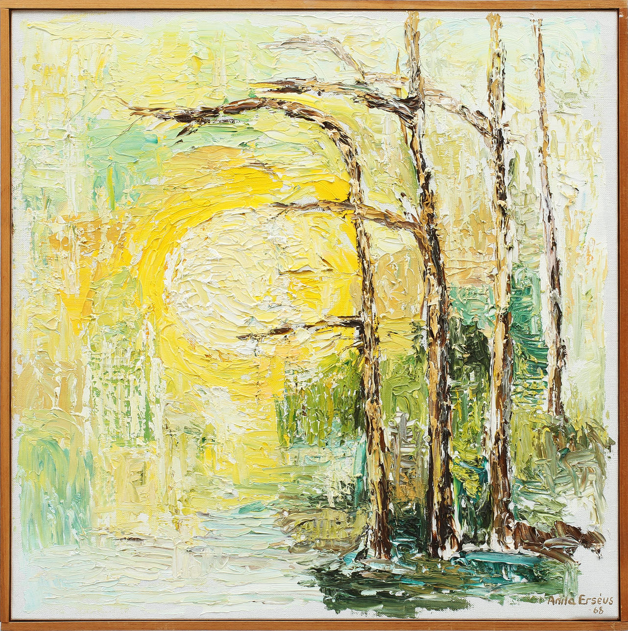 ANITA ERSÉUS. Olja på duk, signerad-68.